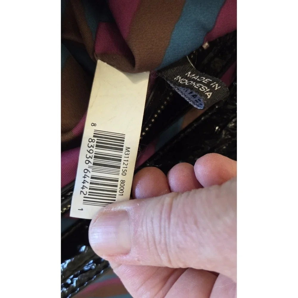 Marc by Marc Jacobs Black Patent Leather Turnlock Satchel Bag Shoulder Strap...